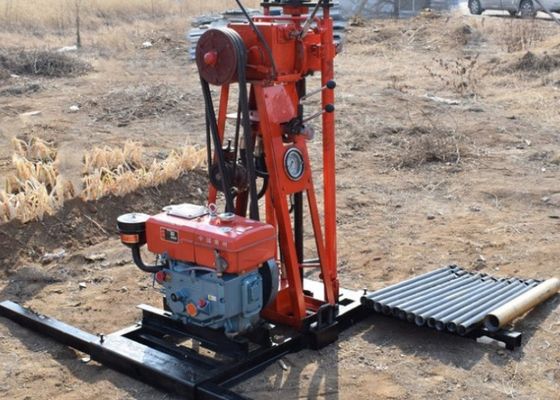 ST 50 Meters Depth 5.7kw Core Drill Rig With Crawler