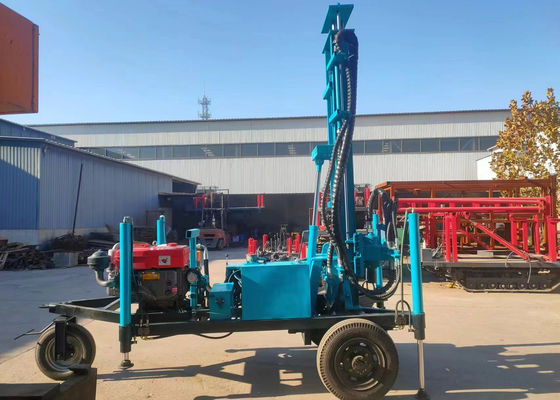 ST-160 Water Well Drilling Rig 160m Depth 76mm Rod