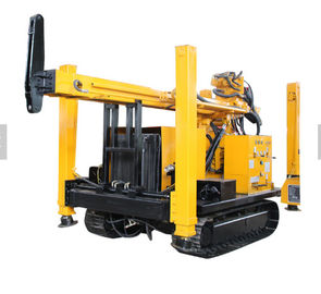 Crawler Hydraulic Pneumatic Water Well Drilling Rig Underground Stable Performance