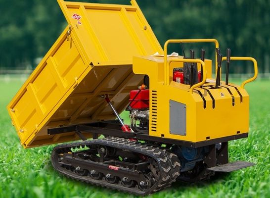 Hydraulic High Performance 1 Ton Tracked Dumper With ISO9001 Certification