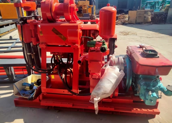 Wielen Opgezette Gk 200 Techniek die Rig Mobile Equipment Diesel Power boren