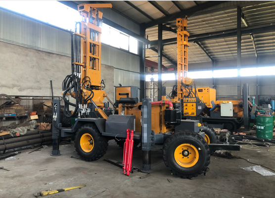 Het Kruippakje die van de waterput 380V Rig Machine Driven By Diesel-Motor boren