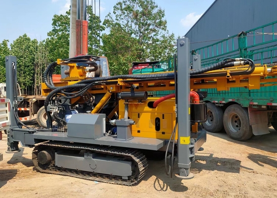 350m zette het Diepe Kruippakje Boor Rig Multifunctional Dth Borehole op