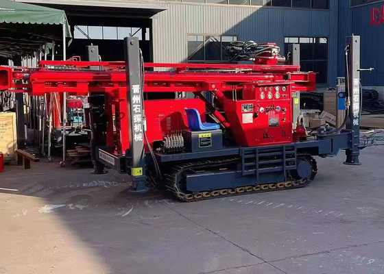 Het diesel 180M Water Well Drilling Rig Industrial Deep Borehole Rock Steen Vernietigen