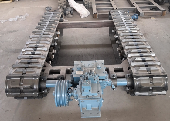 720mm van het het Kruippakjespoor van het Breedtestaal Rubber Aangepaste het Ontwerpgrootte Landingsgestel
