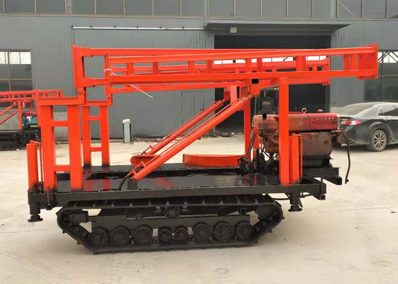 Hoog boorvermogen 8 wielen Rubber Crawler Track onderstel met opvouwbare toren