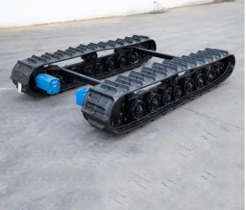 Sterke wielen Rubber Crawler Track onderstel Voor waterboringsmachines