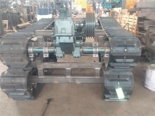 OEM die Rig Customized Steel Crawler Track-Landingsgestel met Dieselmotor boren