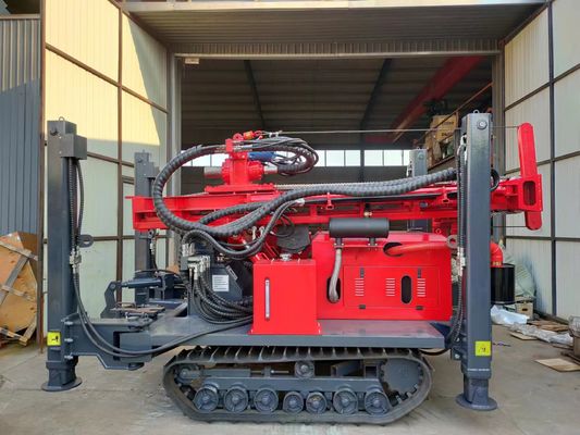 Met grote paardenkracht Pneumatische boormachine 180m diepte met Yuchai dieselmotor