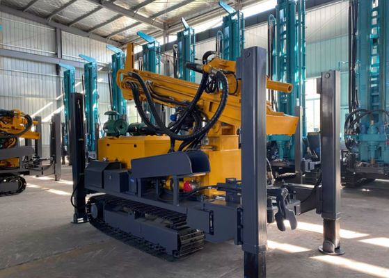 6000kg modder en Lucht Pneumatisch Boorrig large water borehole 280 Meters Diepte