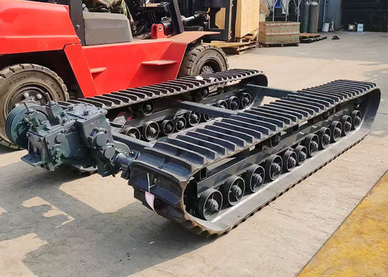 20 MT capaciteit Rubber Crawler Chassis met dieselmotor voor industriële machines
