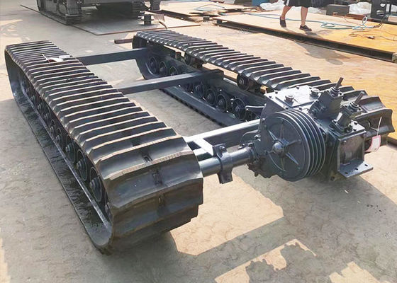 Dieselmotor aangedreven onderstel van de crawlerrail voor technische doeleinden, capaciteit 3 MT
