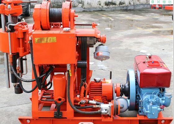 Duurzame geologische boormachine, hydraulische crawler boormachine met 100 meter diepte