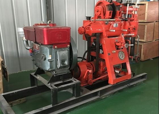 18 pk Dieselmotor Kernboormachine en rig met een capaciteit van 150 meter