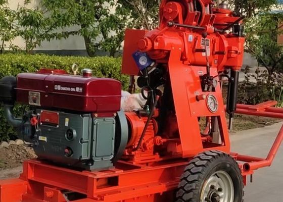 Exploratieboormachine XY-1 voor bodemonderzoek 100 m diepte 42 mm staafdiameter