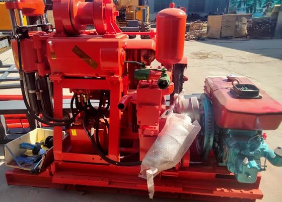 Diepte 200m bodemproefboormachine voor kernboring met 22 pk dieselmotor