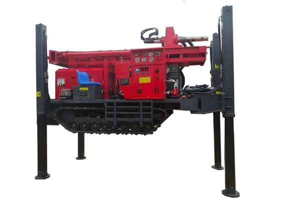 180m diepte pneumatische waterput boormachine met 55kw diesel motor