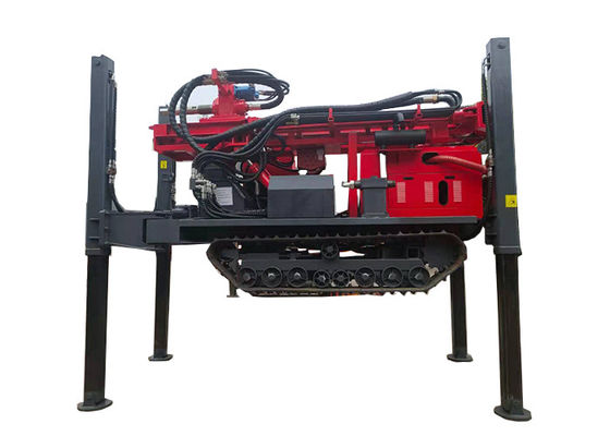 Crawler gemonteerde hydraulische waterput boormachine met een diepte van 260 m