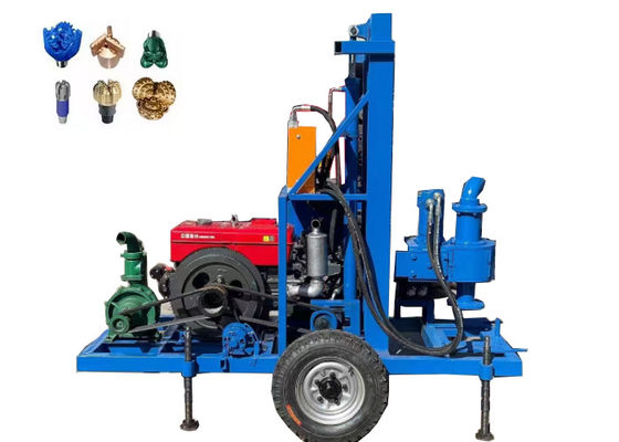 Flexibel bewegen Hydraulisch waterputboorapparaat met 1,5 m boorstaaf