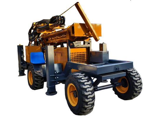 65 kW Dieselmotor Wiel Waterput Boormachine Voor de landbouw / Geothermische putten