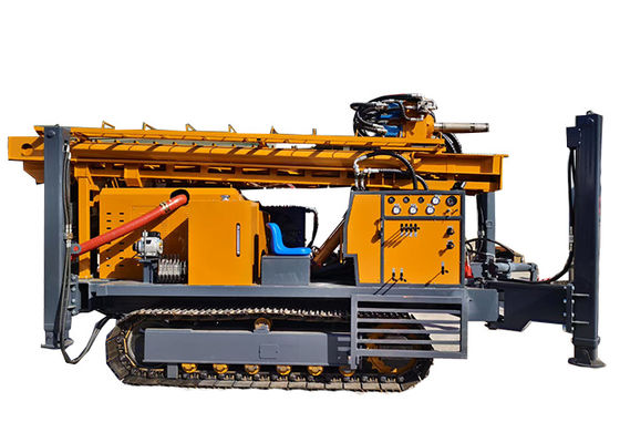 1000m Crawler Hydraulische waterput boormachine 6 cilinder Diesel motor
