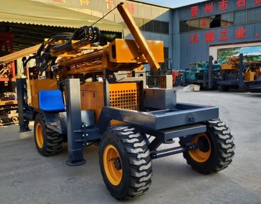 Afrika ST260 banden type boormachine met modderpomp / luchtcompressor