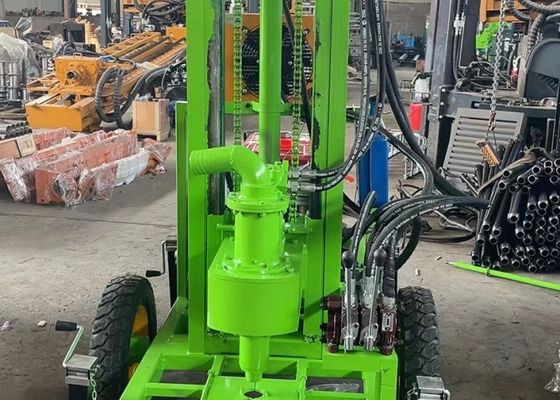 Mini Boorput Water Boorinstallatie Met 18 PK Motor Voor Persoonlijke Landbouw