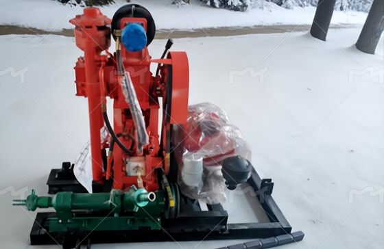 Hydraulische Kleine Bronboormachine ST 50 Wielmontage Optioneel