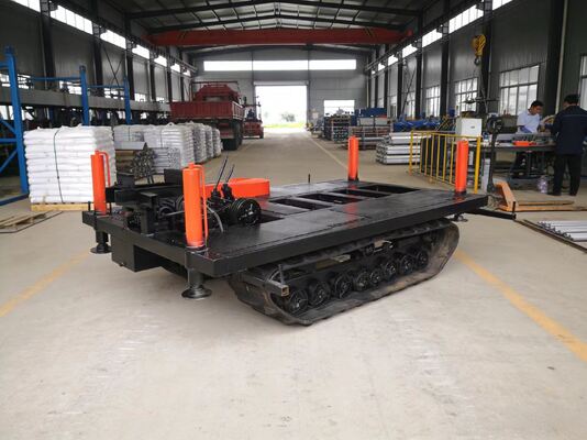 Hydraulische boormachine met kruipende boormachine Wandelend chassis Transport 8 wielen Wijdere platform