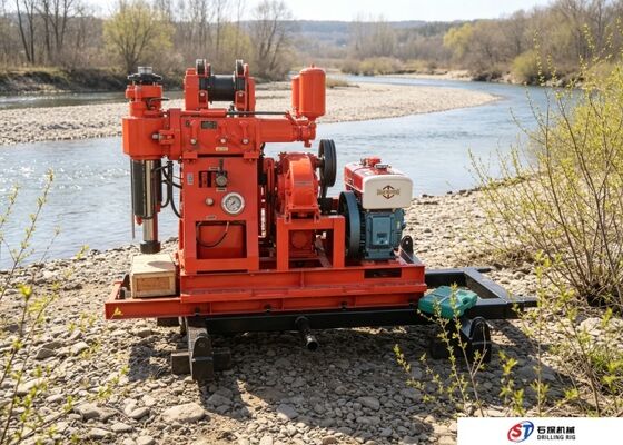 Mijnbouwboorgatborrmachine 100-150 meter diepte voor kernvorming