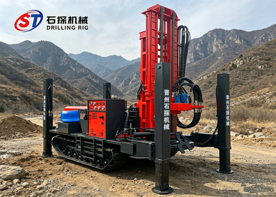 Hoge snelheid 10-35 m/h Crawler-boormachine voor harde rots