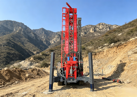 0-180 m efficiënte boorinstallatie voor rupswaterputten voor droge gebieden