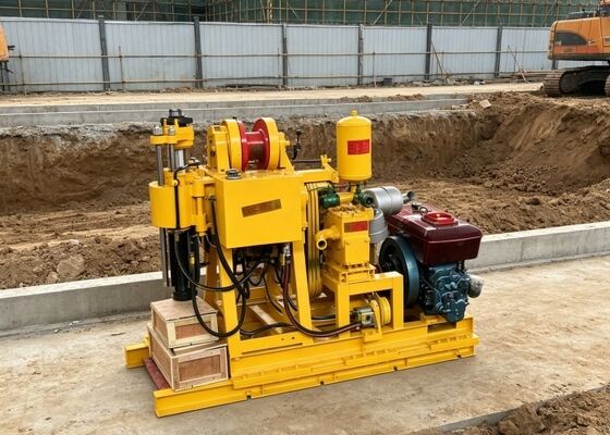22 pk boorinstallatie met dieselmotor, ideaal voor grondonderzoek en funderingsonderzoek