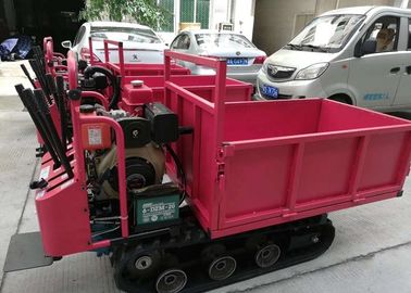 Dieselmotorlandbouwbedrijf die de Hydraulische Capaciteit van Mini Dumper Track Transporter 2MT van het Spoorkruippakje ontginnen