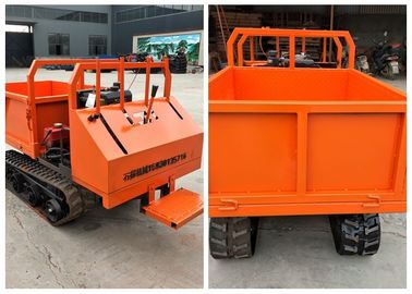 1 van de het Kruippakjevervoerder van de ton de Mini Rubber Zelflading Gevolgde Kipwagen Oranje Kleur