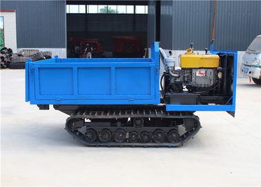 Blauwe Kleur van de de Vervoerderskipwagen van het 2 Ton Mini Rubberspoor de Vrachtwagen Eenvoudige Verrichting