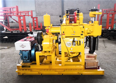 De roterende Hydraulische 200m Draagbare van de de Boringsmachine van de Grondtest Gele Kleur