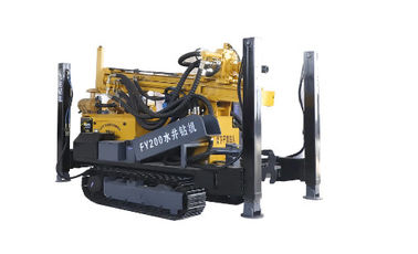 Krachtige diepe 200 m waterputboormachine met compressor