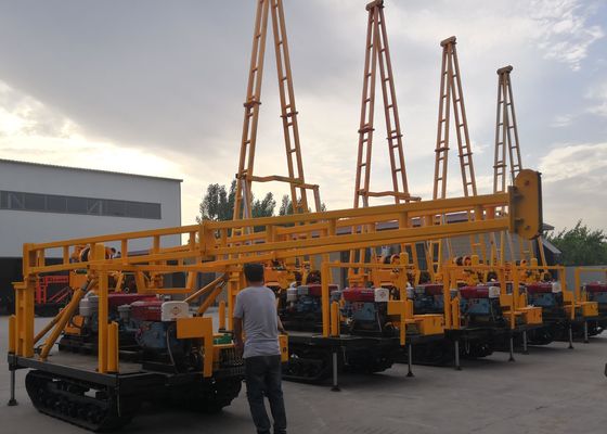 Het kruippakje zette 100m Kleine de Boringsinstallatie op van de Waterput