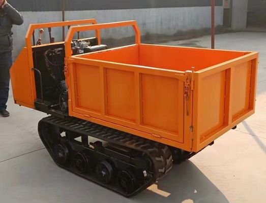 Duurzaam spoor Transporter kruipend drager met rubberen spoormodel 400 90 54 en 1932 mm wielbasis voor offroadvervoer