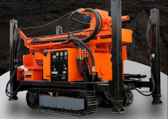 180m Kruippakjetype Lucht die Rig For Water Well boren