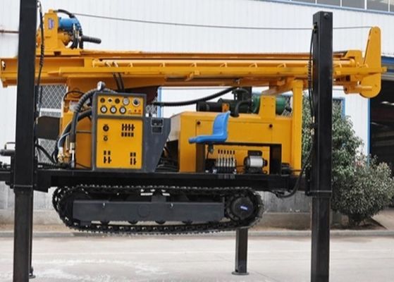 Diepe ondergrondse boorinstallatie voor waterputten met dieselmotor 350 meter grote pneumatische boormachine