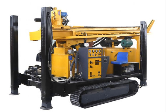 250m waterboren goed 75kw Crawler gemonteerde gas boormachine