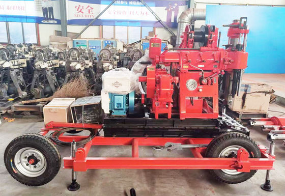 Automatisch Hydraulisch Kruippakje dat 30M Deep Core Drilling Materiaal uitboort
