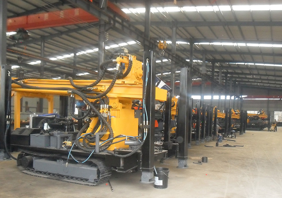 350m Tractor Opgezet Boorrig geothermal rotary machine