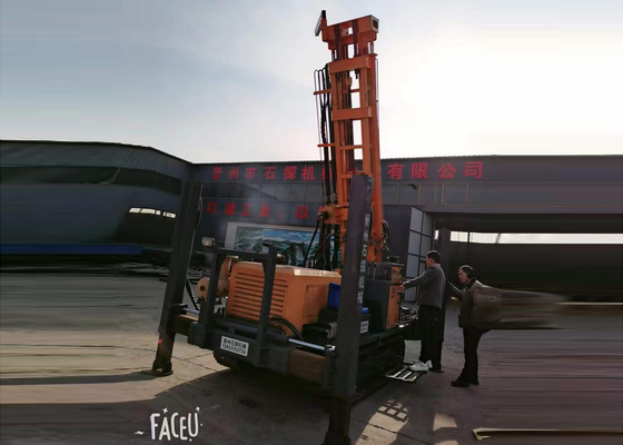 De grote Put die van het st-200 Kruippakjewater Rig Pneumatic With Kaishan Air-Compressor boren