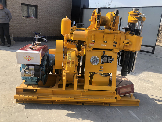 100 meter exploratieboormachine met dieselmotor BW 160 modderpomp video ondersteuning