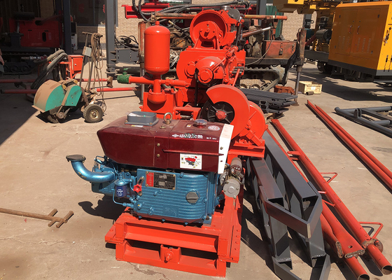 100 m diepte Xy-1 geotech boormachine voor bodemonderzoek in harde lagen