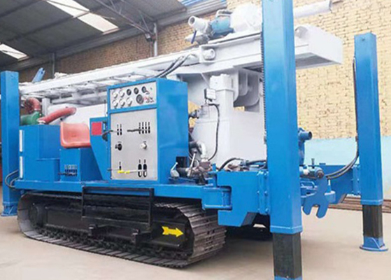 350 Meters van Pneumatisch Boor Opgezet Rig Positive Circulation Steel Crawler
