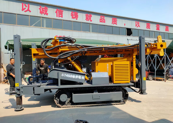 Boorgat het Water geven Pneumatische de Boringsmachine Rig For Hard Rocks van het Staalkruippakje